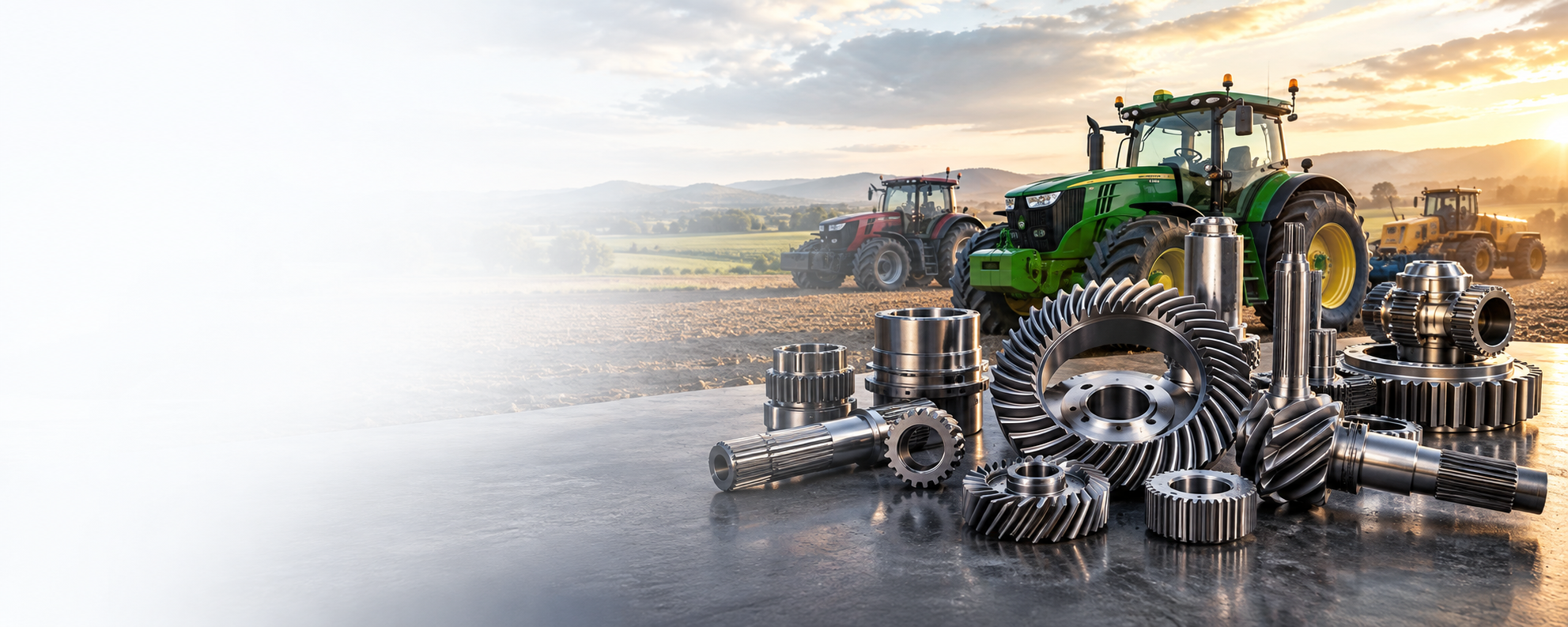 Industrial gears and transmission parts